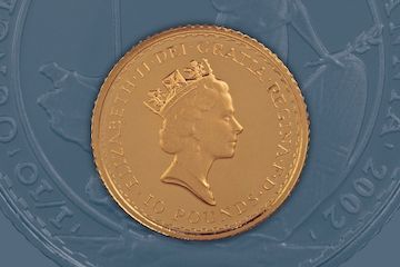 Rare 2002 Britannia 1/10oz Mule Coins Thumbnail