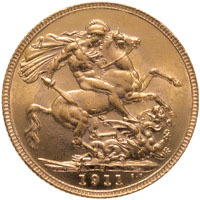 1911 King George V Gold Full Sovereign Ottawa Canada Mint Thumbnail
