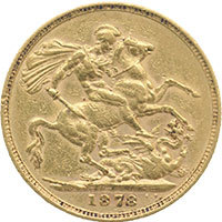 1878M Full Gold Sovereign
