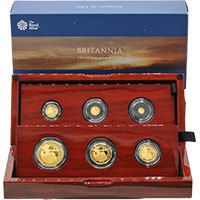 2019 Britannia UK Premium Six-Coin Gold Proof Set