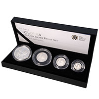 2009 Britannia Four Coin Silver Proof Set Thumbnail