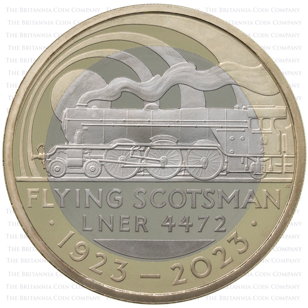 D23CPM 2023 UK Commemorative Premium Proof Annual Five Coin Set Flying Scotsman Two Pound Reverse