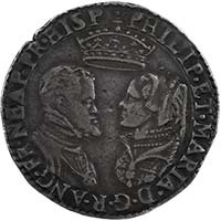 1554-1558 Philip and Mary Shilling Without Value Thumbnail