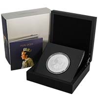 UK22QMS5 2022 Elizabeth II Memorial Five Ounce Silver Proof Coin Thumbnail