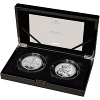 UK23PC10S 2023 Great Engravers Petition Crown Ten Ounce Silver Proof Two Coin Set Thumbnail