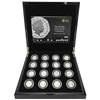2009 40th Anniversary 50p 16 Coin Set Silver Proof Thumbnail